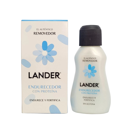 REMOVEDOR ESMALTE ENDURECEDOR CON PROTEINA X 75 ML LANDER