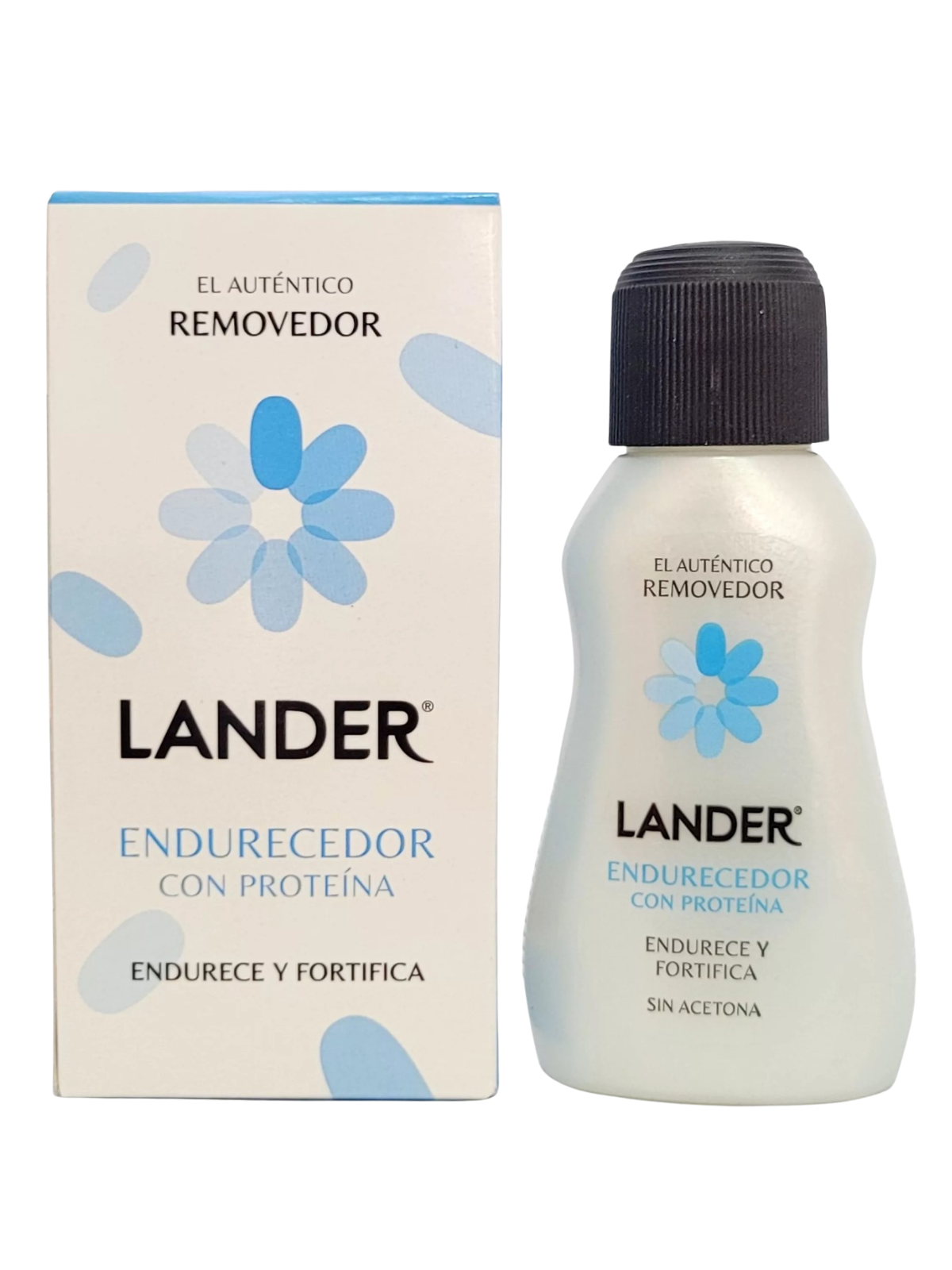 REMOVEDOR ESMALTE ENDURECEDOR CON PROTEINA X 75 ML LANDER