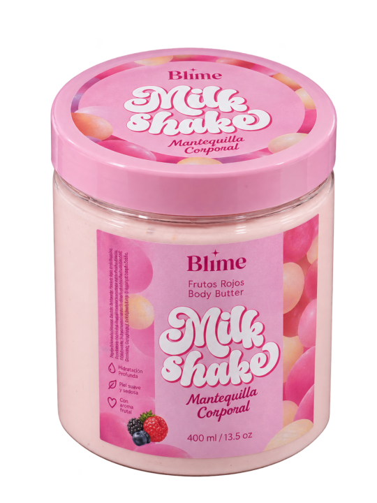 MANTEQUILLA BLIME MILK SHAKE FRUTOS ROJOS X 400