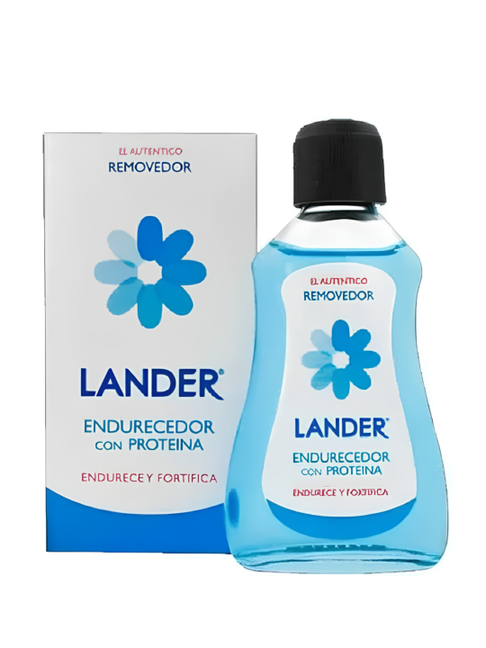 REMOVEDOR ESMALTE ENDURECEDOR CON PROTEINA X 55 ML LANDER