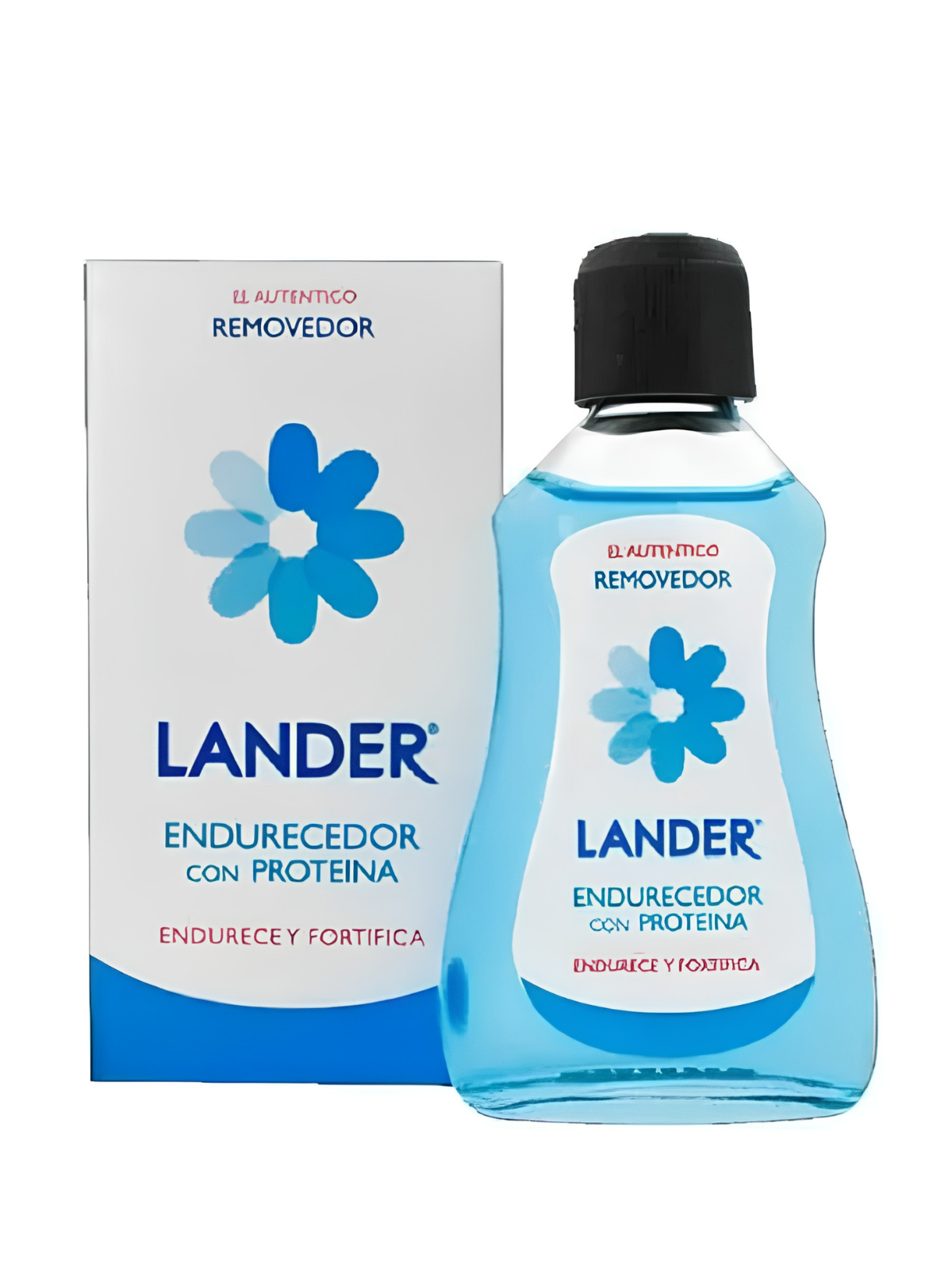 REMOVEDOR ESMALTE ENDURECEDOR CON PROTEINA X 55 ML LANDER