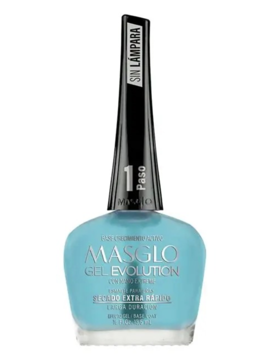 ESMALTE GEL EVOLUTION BASE CRECIMIENTO ACTIVO MASGLO