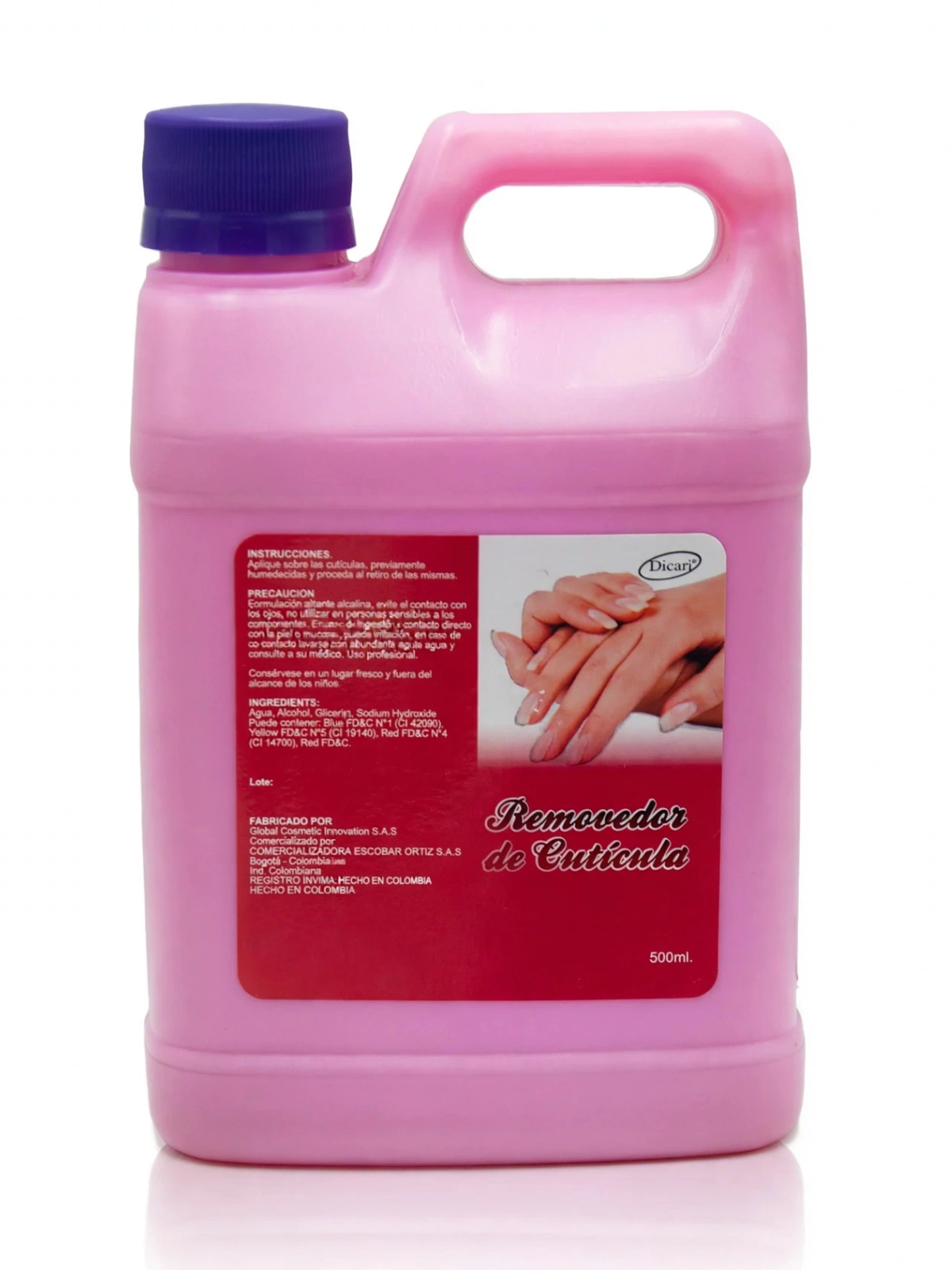 REMOVEDOR DE CUTICULA X 500 ML DAC