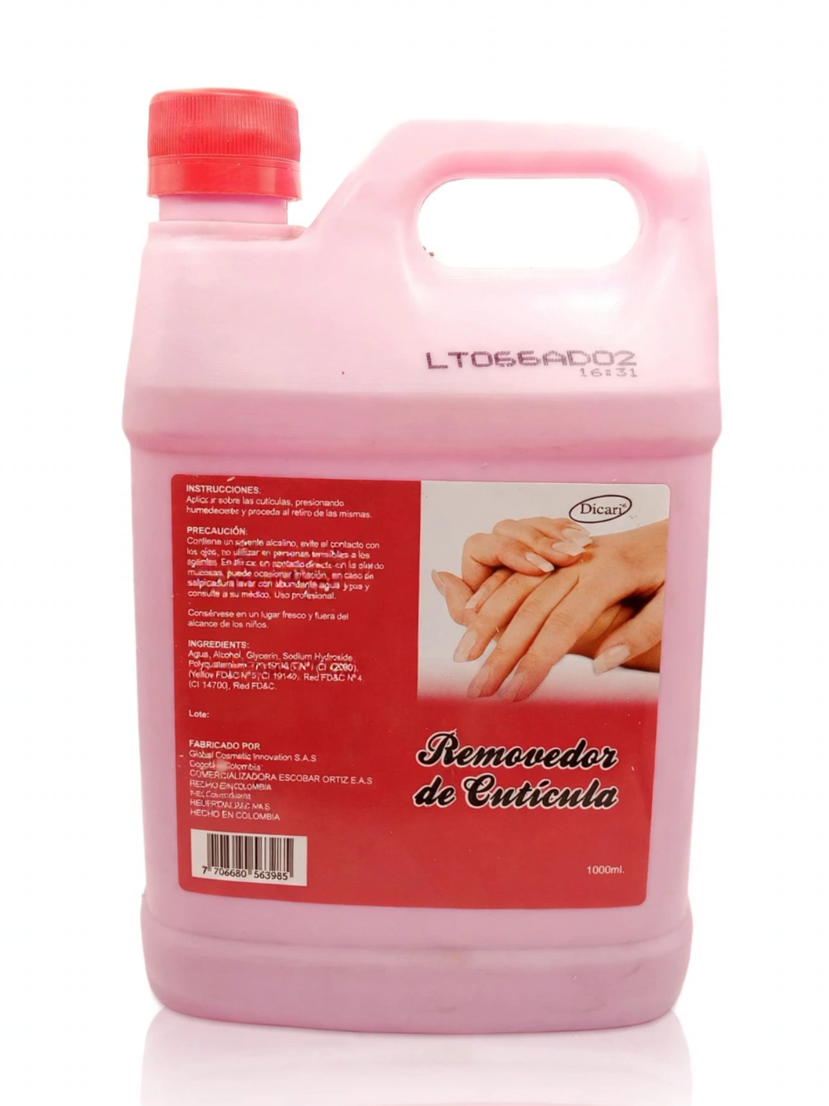 REMOVEDOR DE CUTICULA X 1000 ML DAC