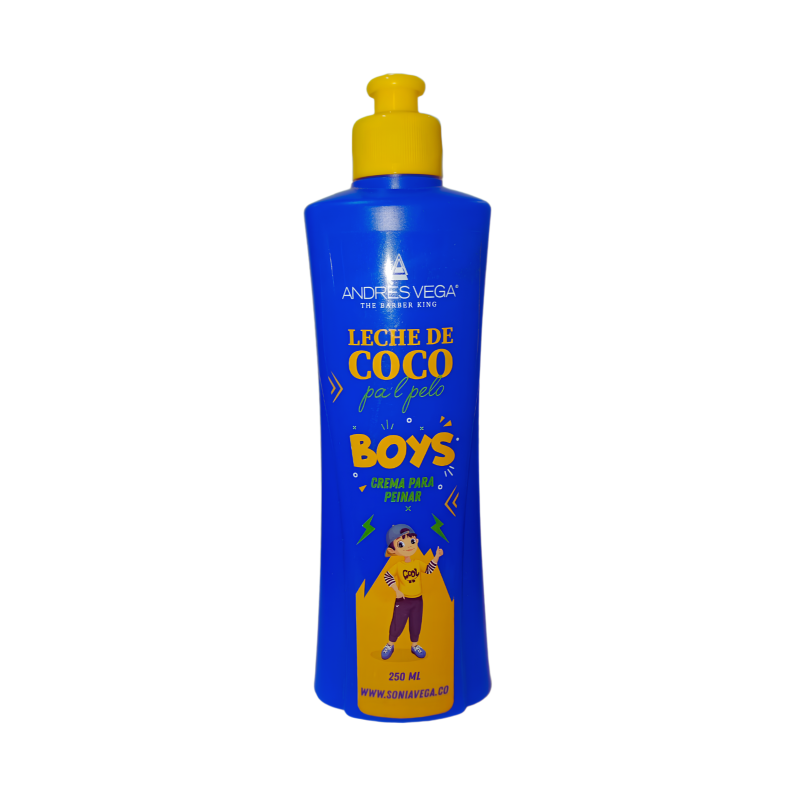 CREMA PARA PEINAR LECHE DE COCO BOYS X 250 ML SONIA VEGA