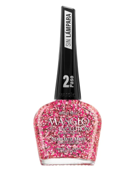 ESMALTE GEL EVOLUTION BRILLO ROSA MASGLO