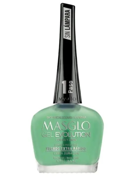 ESMALTE GEL EVOLUTION BASE AJO Y LIMON MASGLO