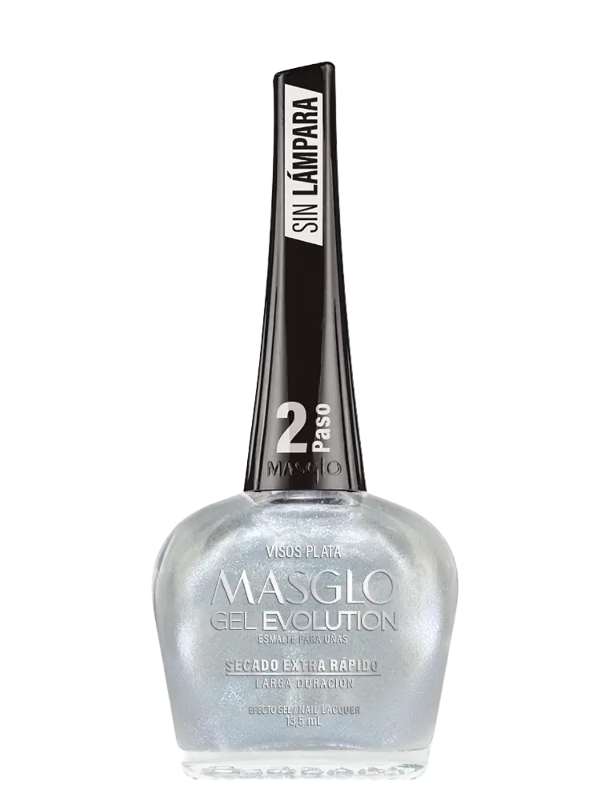 ESMALTE GEL EVOLUTION VISOS PLATA MASGLO