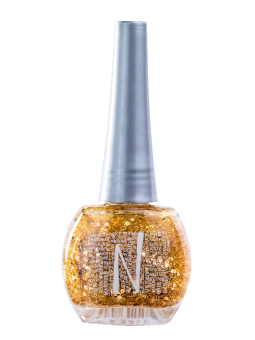 ESMALTE DORADO GLITTER NAILEN