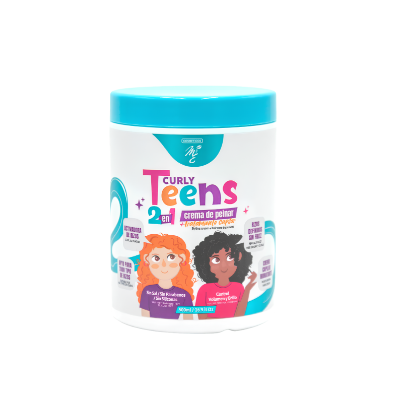 CREMA 2 EN 1 CURLY TEENS X 500 ML MYE