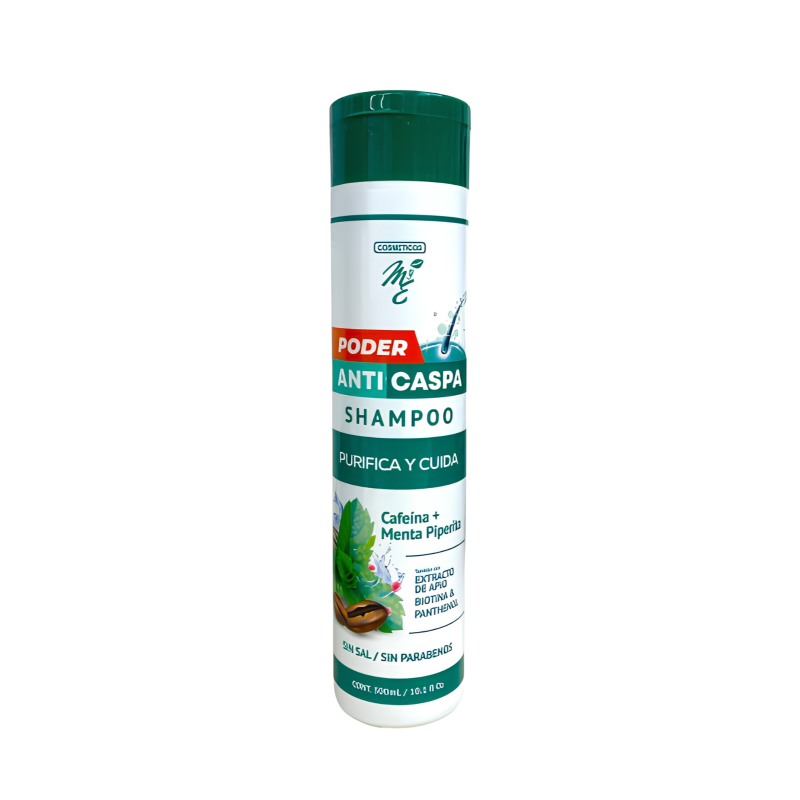 SHAMPO PODER ANTI CASPA X 400 GR MYE