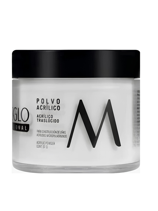 POLVO ACRILICO TRASLUCIDO X 57 G MASGLO