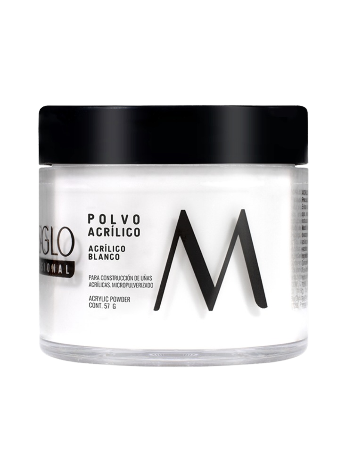 POLVO ACRILICO BLANCO X 57 GR MASGLO
