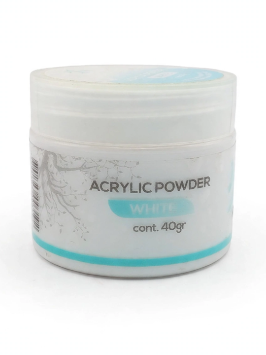 POLVO ACRILICO WHITE X 40 LATIN NAILS