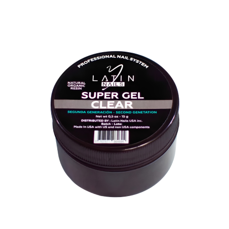 SUPER GEL CLEAR X 15 GR LATIN NAILS