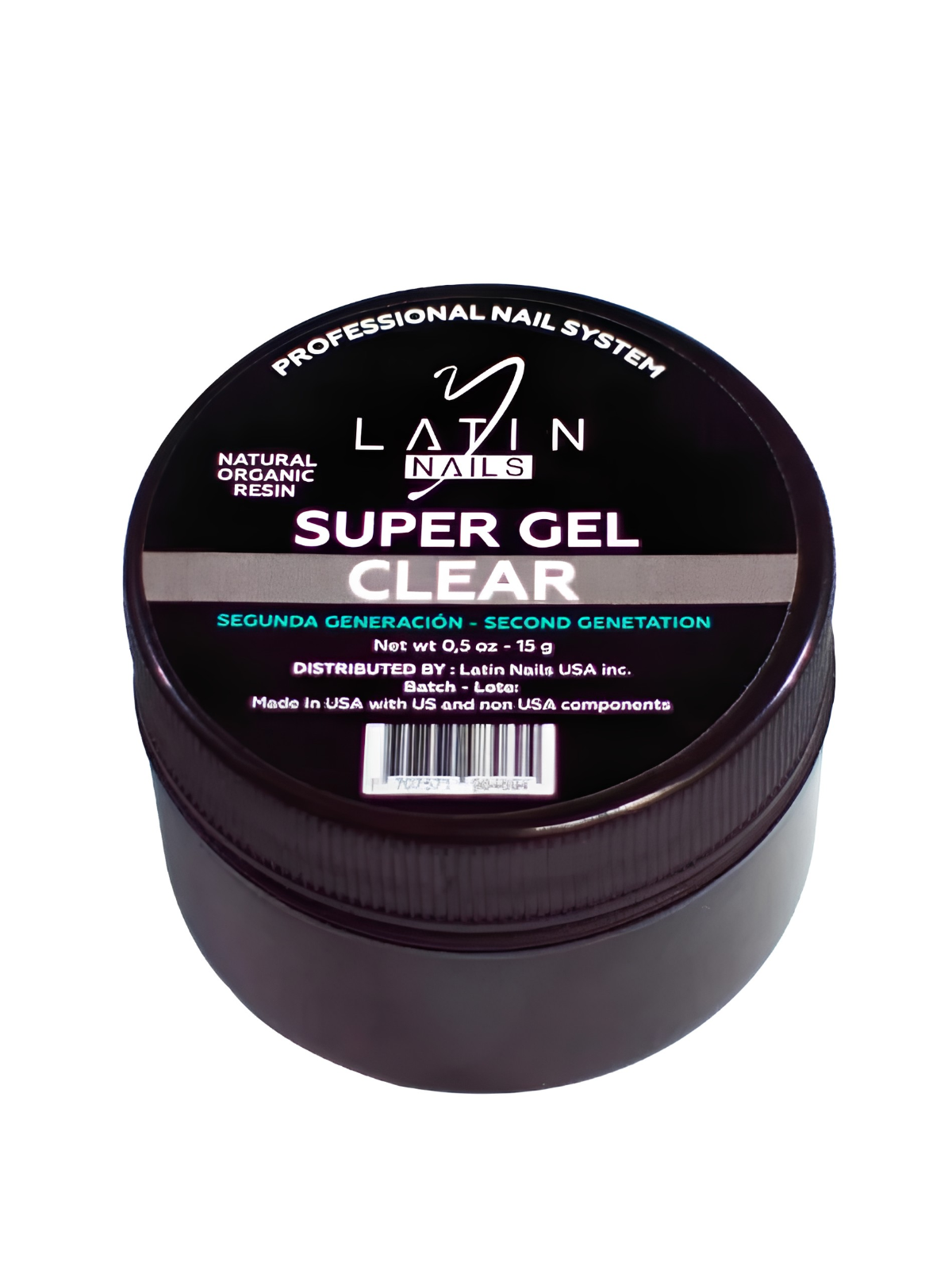 SUPER GEL CLEAR X 15 GR LATIN NAILS