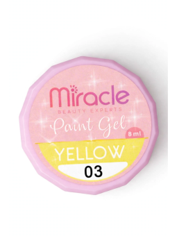PAINT GEL 03 YELLOW X 8 ML PRIMAVERA MIRACLE