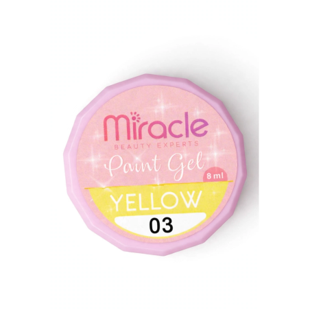 PAINT GEL 03 YELLOW X 8 ML PRIMAVERA MIRACLE