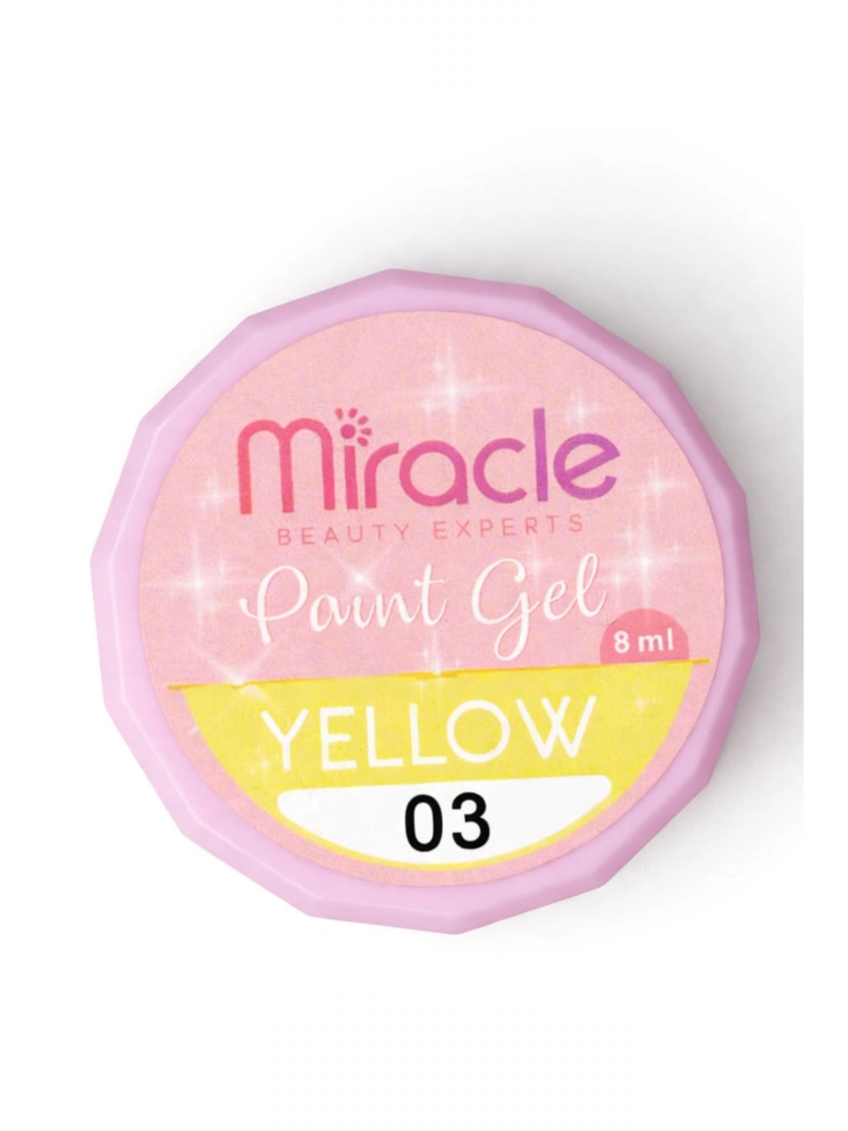 PAINT GEL 03 YELLOW X 8 ML PRIMAVERA MIRACLE
