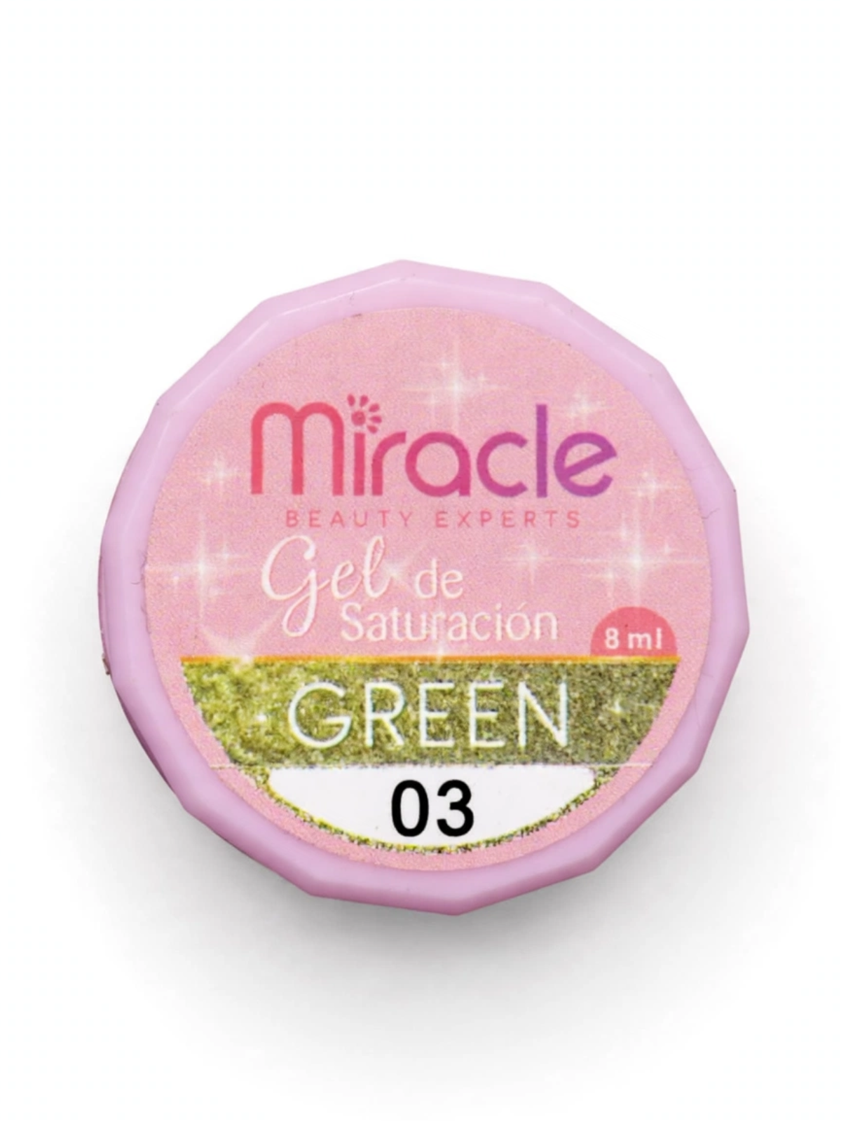 GEL SATURACION 03 GREEN X 8 ML LAS VEGAS MIRACLE