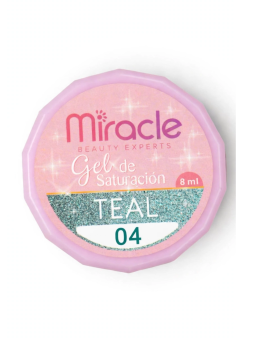 GEL SATURACION 04 TEAL X 8 ML LAS VEGAS MIRACLE