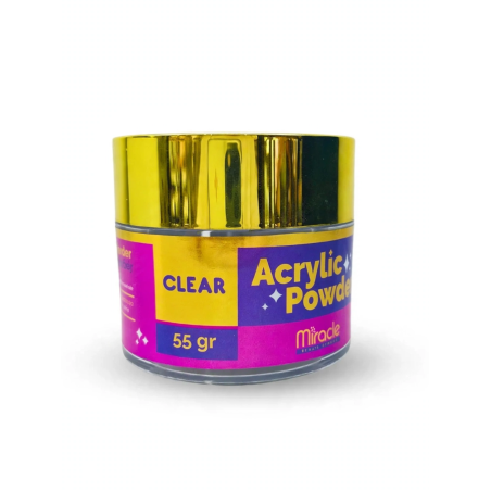 POLVO ACRILICO CLEAR X 60  MIRACLE