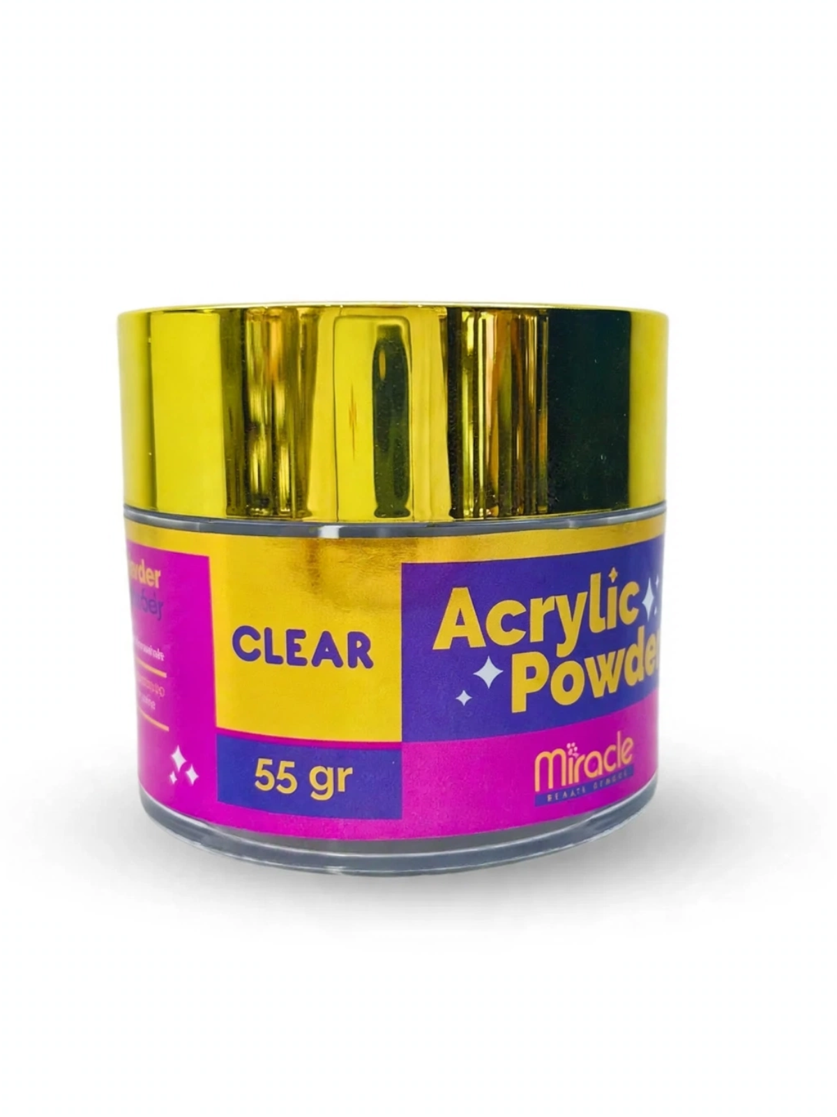 POLVO ACRILICO CLEAR X 60  MIRACLE