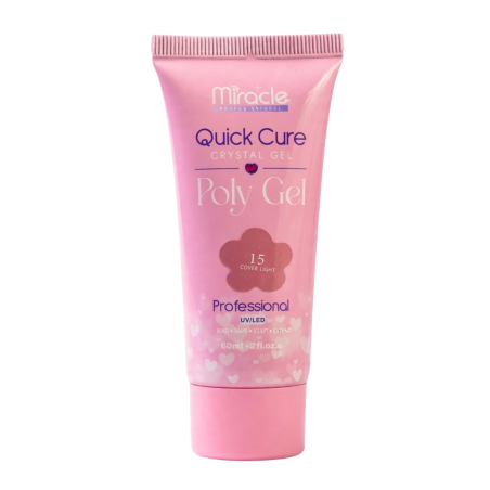 POLY GEL 15 COVER LIGHT X 30 GR MIRACLE