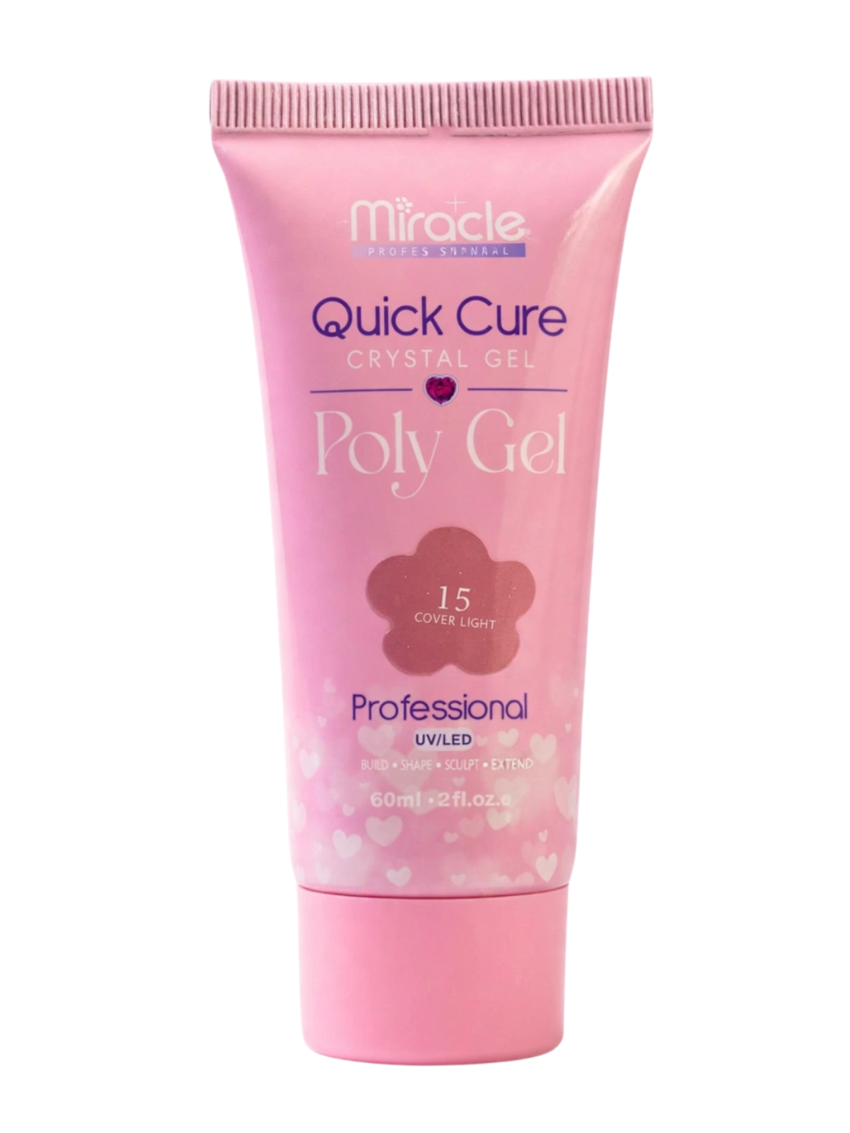 POLY GEL 15 COVER LIGHT X 30 GR MIRACLE
