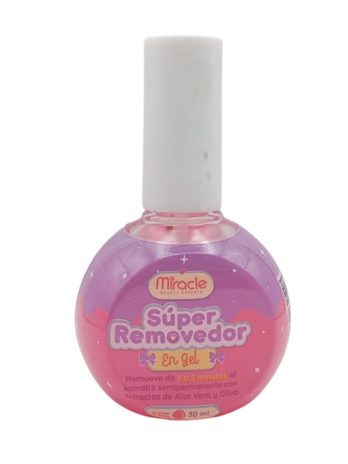 SUPER REMOVEDOR EN GEL MAGICO  X 30 ML MIRACLE