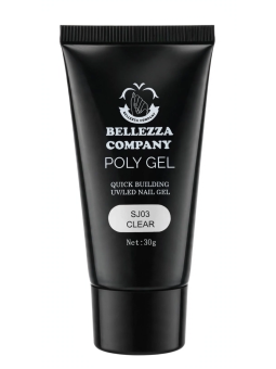 POLY GEL SJ03 CLEAR BCI X 30 FLOWER NAIL