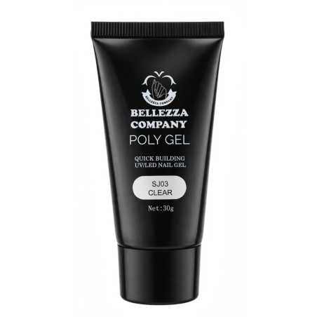 POLY GEL SJ03 CLEAR BCI X 30 FLOWER NAIL