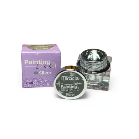 PAINT GEL EFECTO ESPEJO SILVER X 8 ML MIRACLE