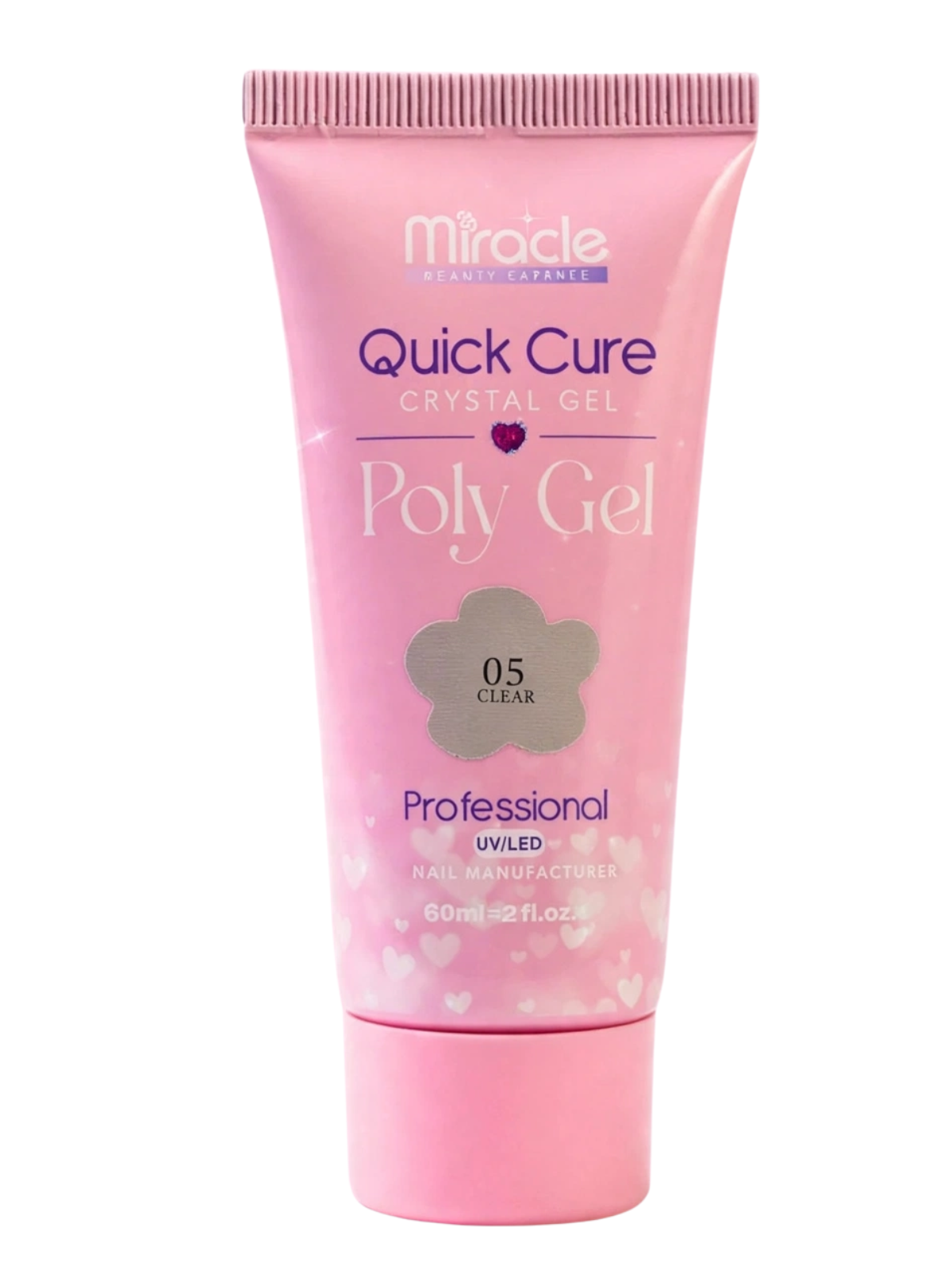 POLY GEL 05 CLEAR X 60 GR MIRACLE