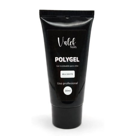 POLYGEL MILK WHITE X 30 ML VALEF