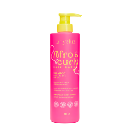 SHAMPO AFRO Y CURLY X 600 ML ANYELUZ