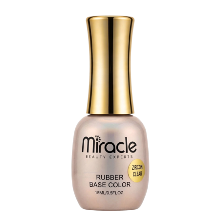 BASE RUBBER COLOR ZIRCON CLEAR NIVELADORA MIRACLE