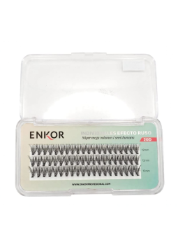 PESTAÑAS 20D MEDIUM 12MM 33004 ENKOR