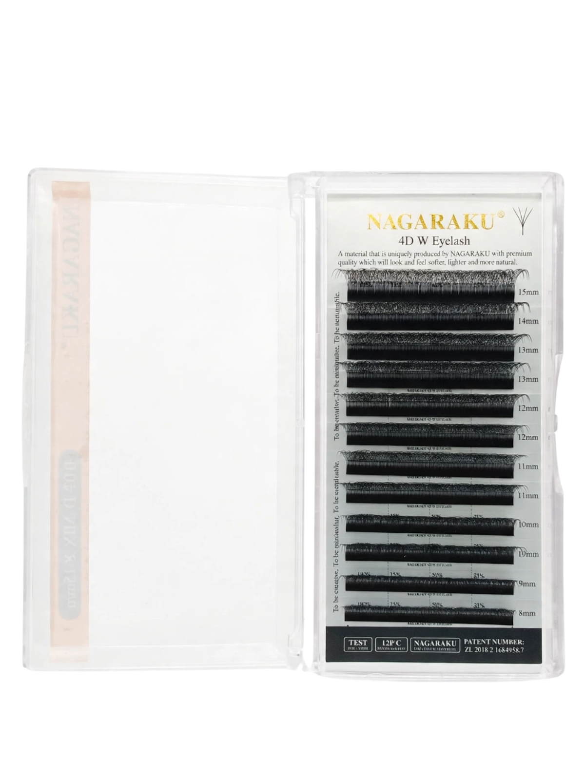 PESTAÑAS TECNOLOGICAS 4D NAGARAKU 0.07 D MIX 8-15 WD095 BGI