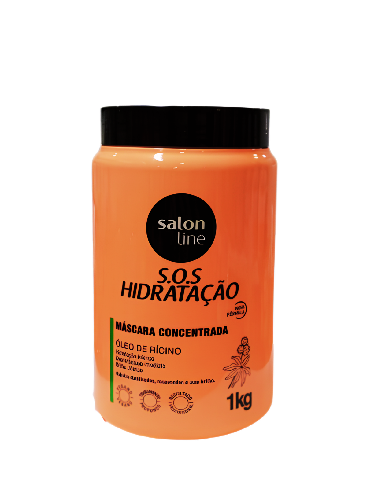 MASK CONCENTRADA SOS HIDRATACION OLEO DE RICINO X 1000 34988 SALON LINE