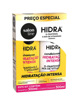 KIT SHAMPO + ACOND X 300 HIDRA HIDRATACION INTENSA 95294 SALON LINE