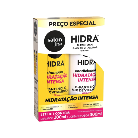 KIT SHAMPO + ACOND X 300 HIDRA HIDRATACION INTENSA 95294 SALON LINE
