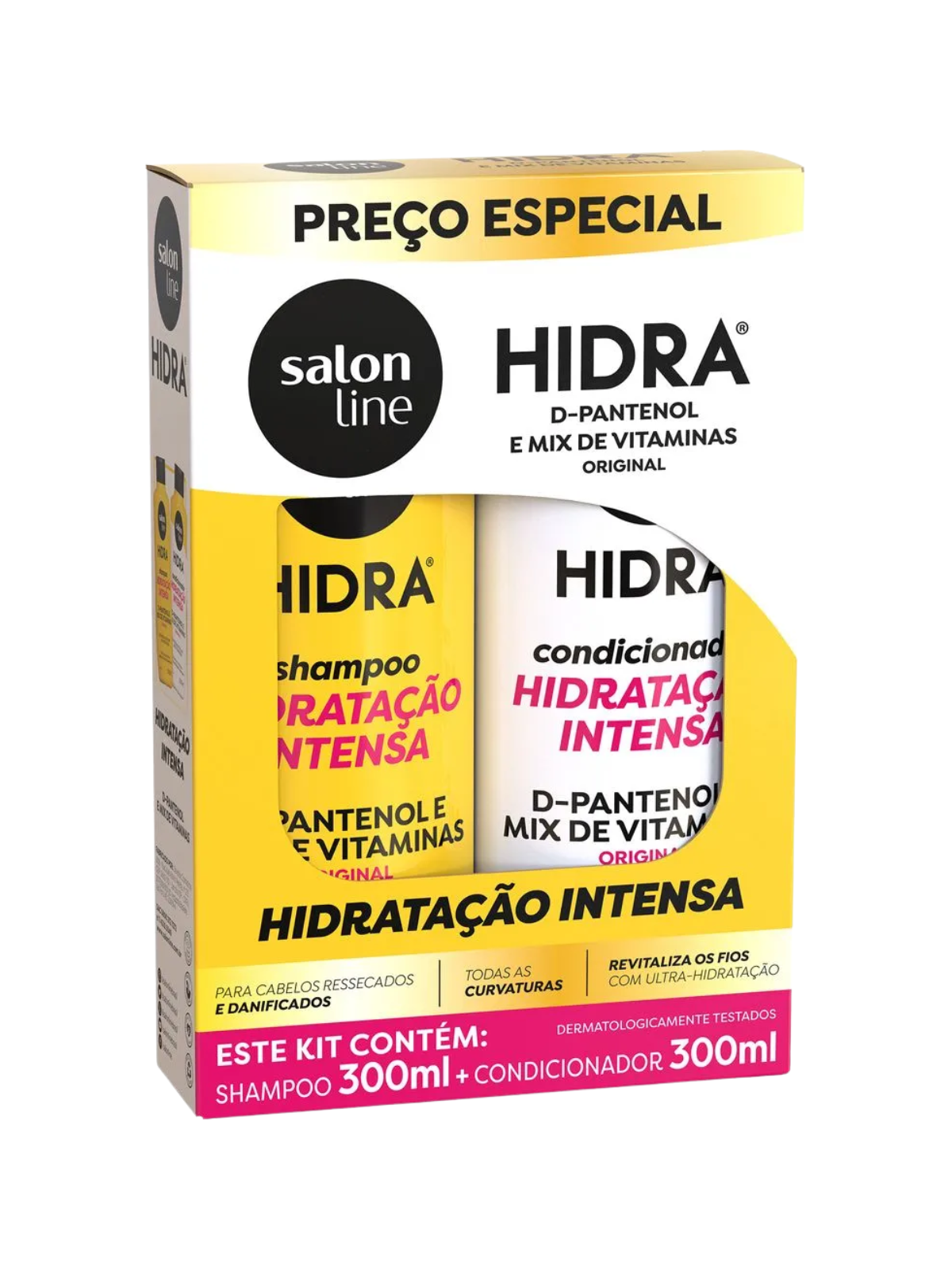 KIT SHAMPO + ACOND X 300 HIDRA HIDRATACION INTENSA 95294 SALON LINE